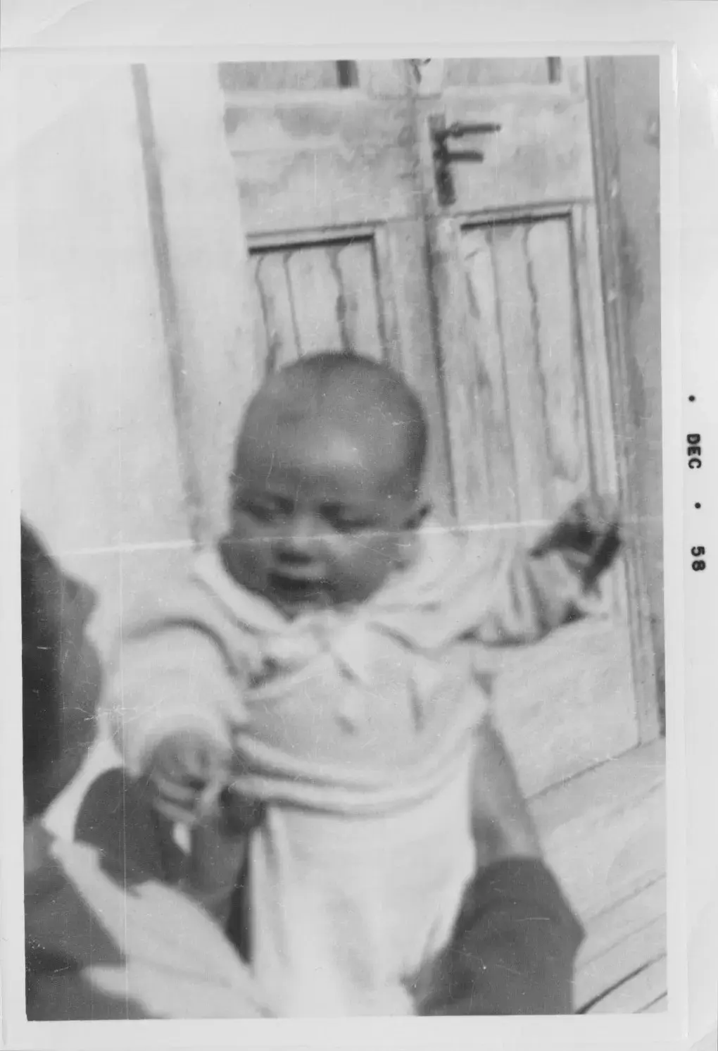 Danny as a baby, Trieste, 1954